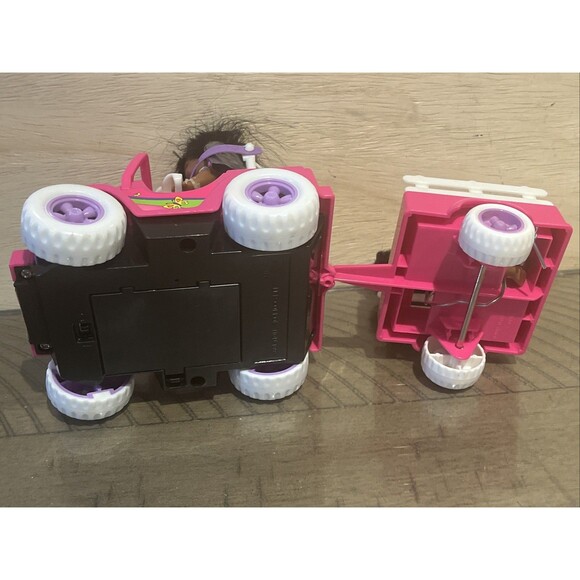 Vtg Barbie Tommy & Kelly Power Wheels Jeep Pink Black African American Dolls 90s - Picture 5 of 5